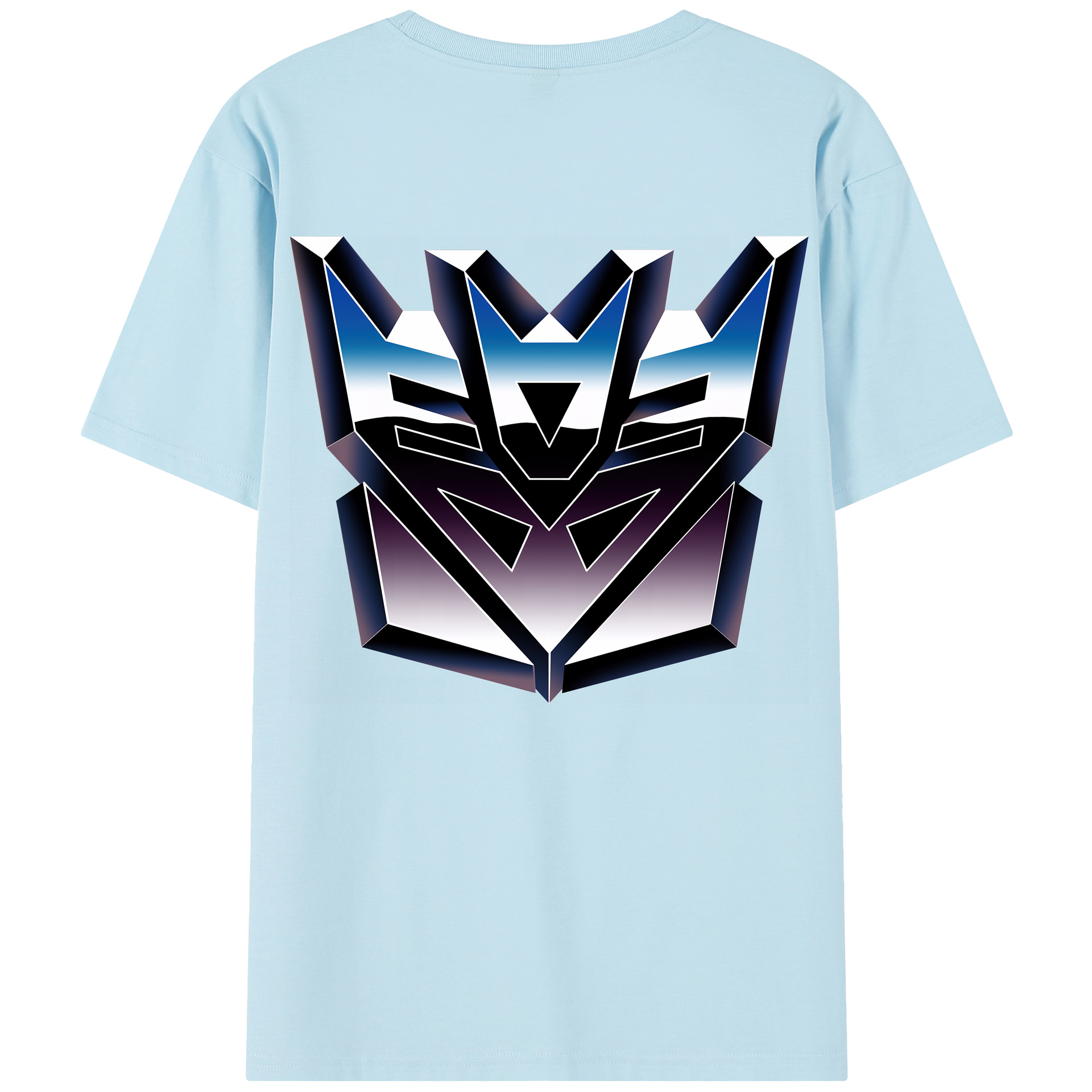 （画像用） Transformers トランスフォーマー 綿100％半袖Tシャツ（背面プリント）